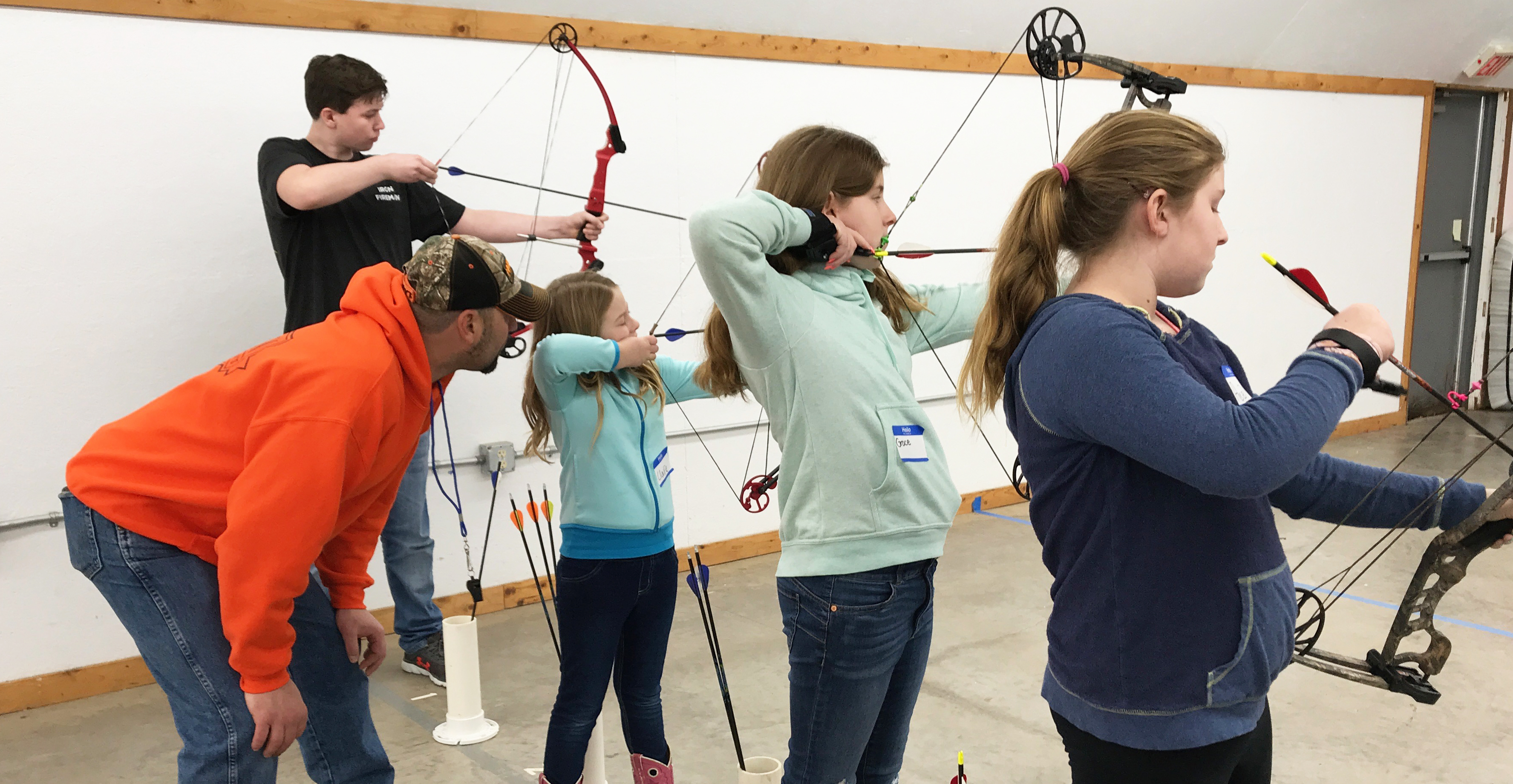 archery instruction fred Sporting Clay Shoots